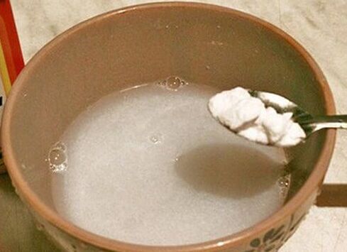 محلول الصودا لتكبير القضيب